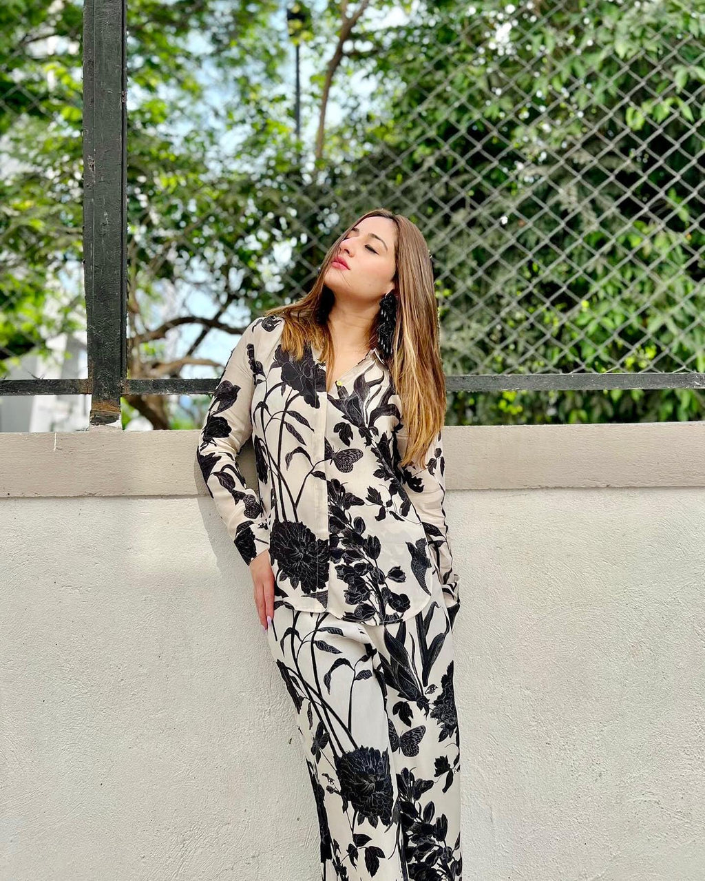 Anni Designer Cotton Women'S Muslin Printed Ethnic Co-Ord Set