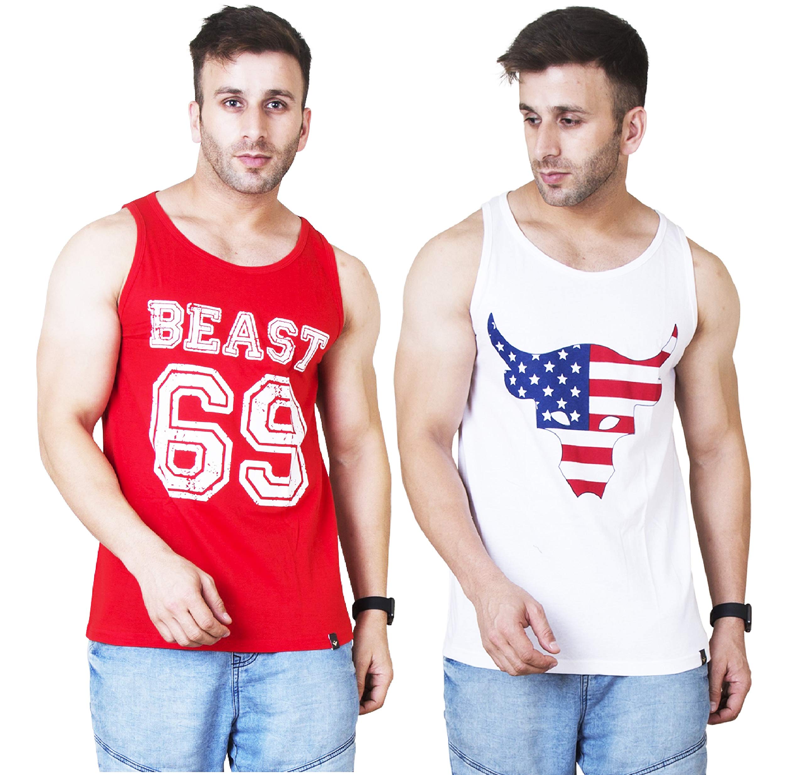 Veirdo Men's Regular Fit Tank Top