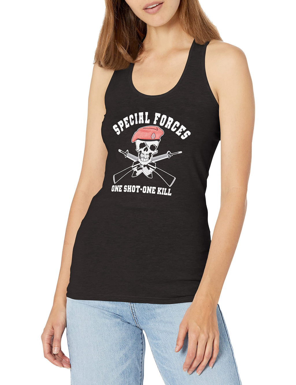 Graphic Tank, One Shot, Black, M