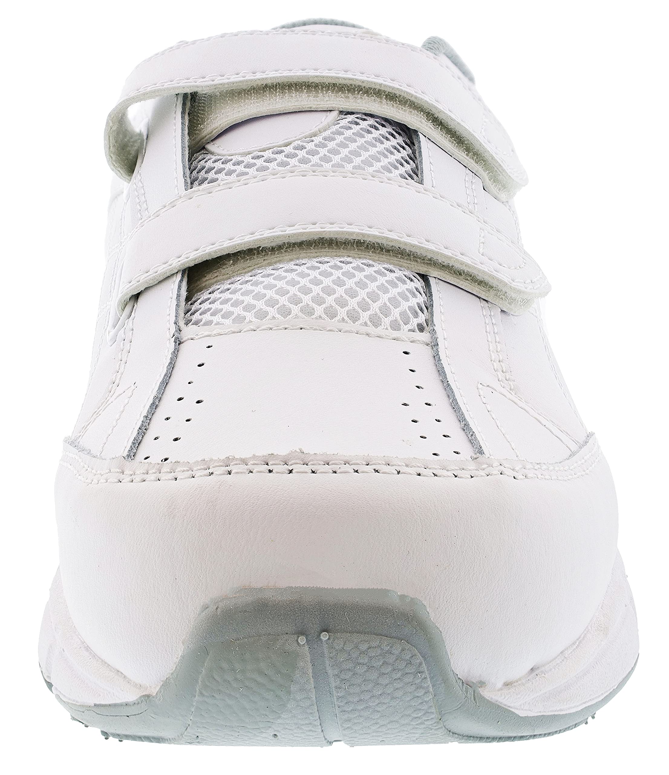 Dr. Scholl's - Men's Brisk Light Weight Dual Strap Sneaker, Wide Width (9 Wide, White Grey)