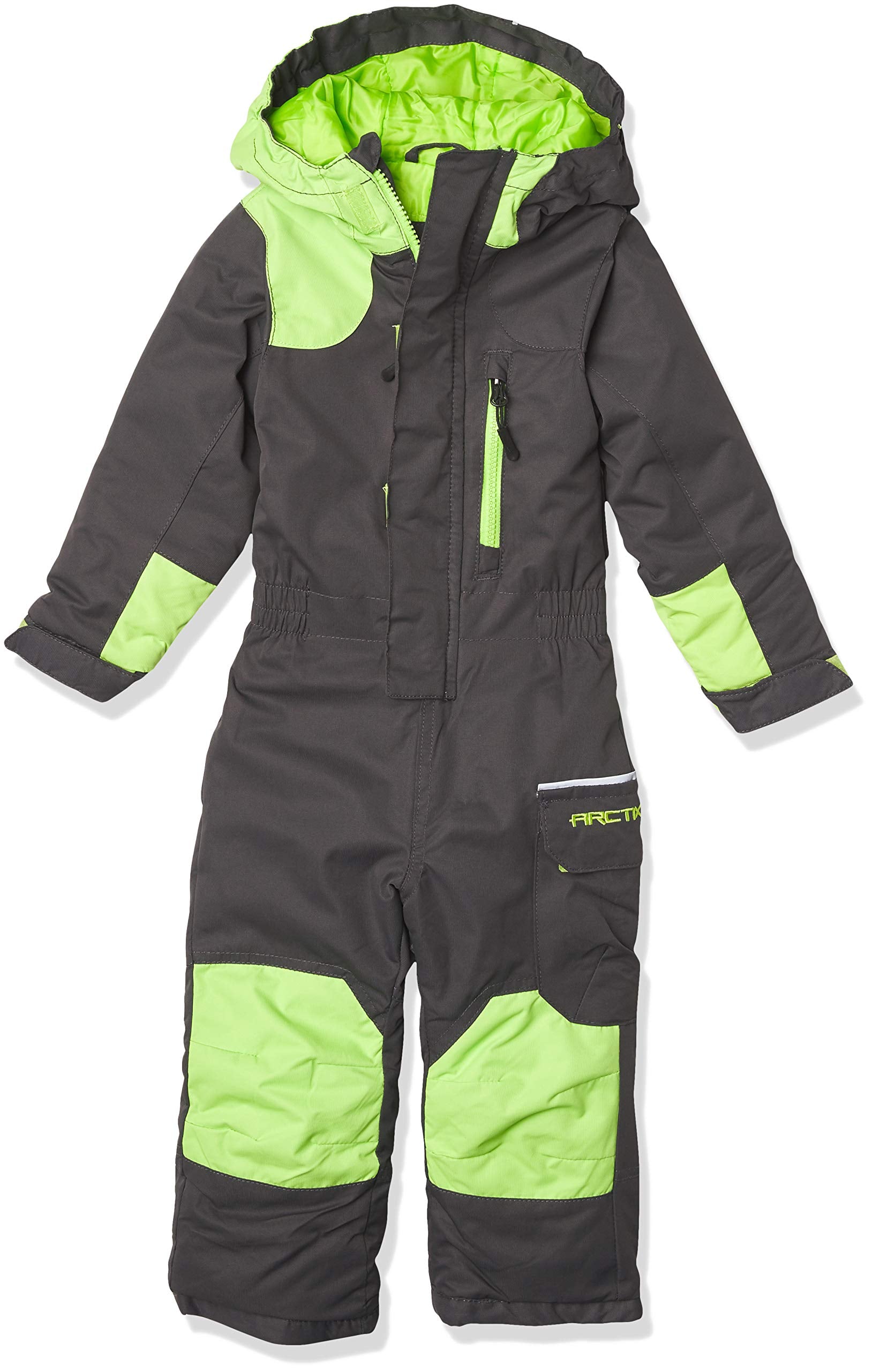 Arctix Kids Dancing Bear Insulated Snow Suit, Charcoal, Large Husky
