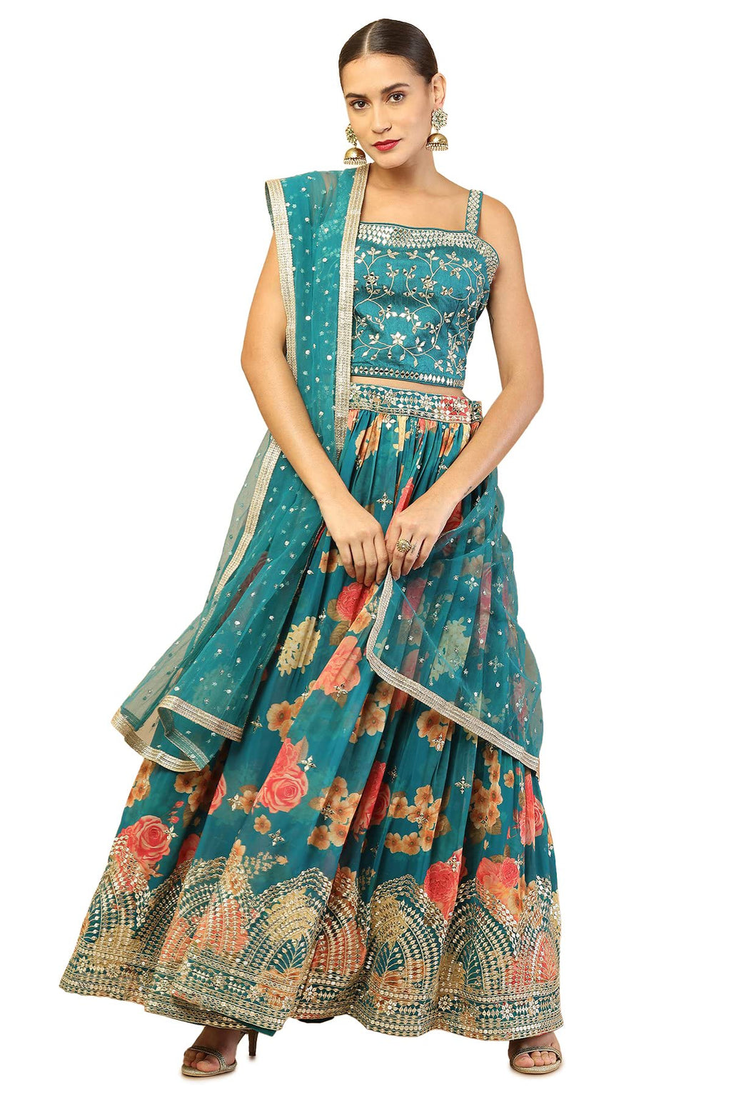 Soch Women Floral Print Ethnic Wear