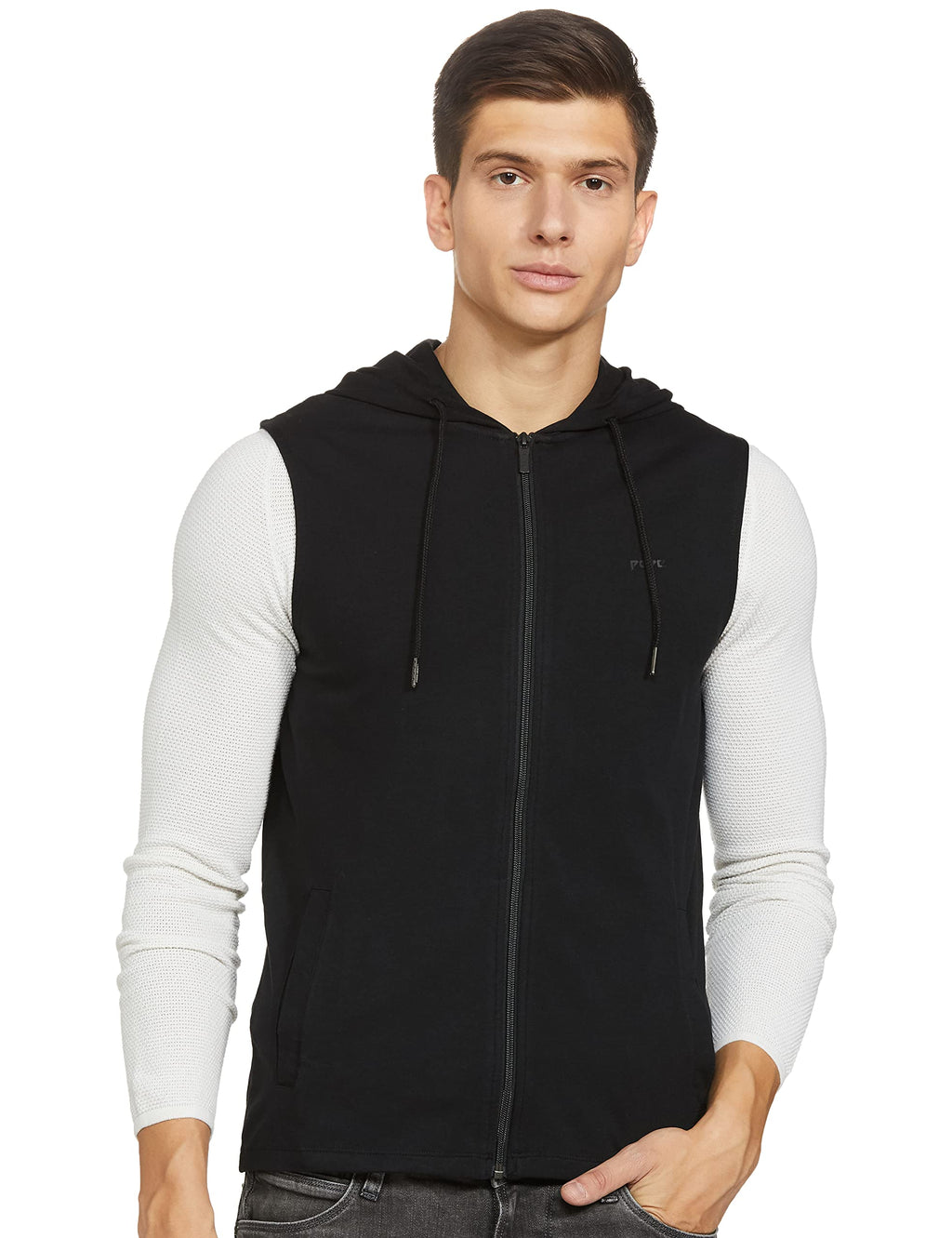 Pepe Jeans MenS Solid Regular Fit T-Shirt (Pm507366_Black L)