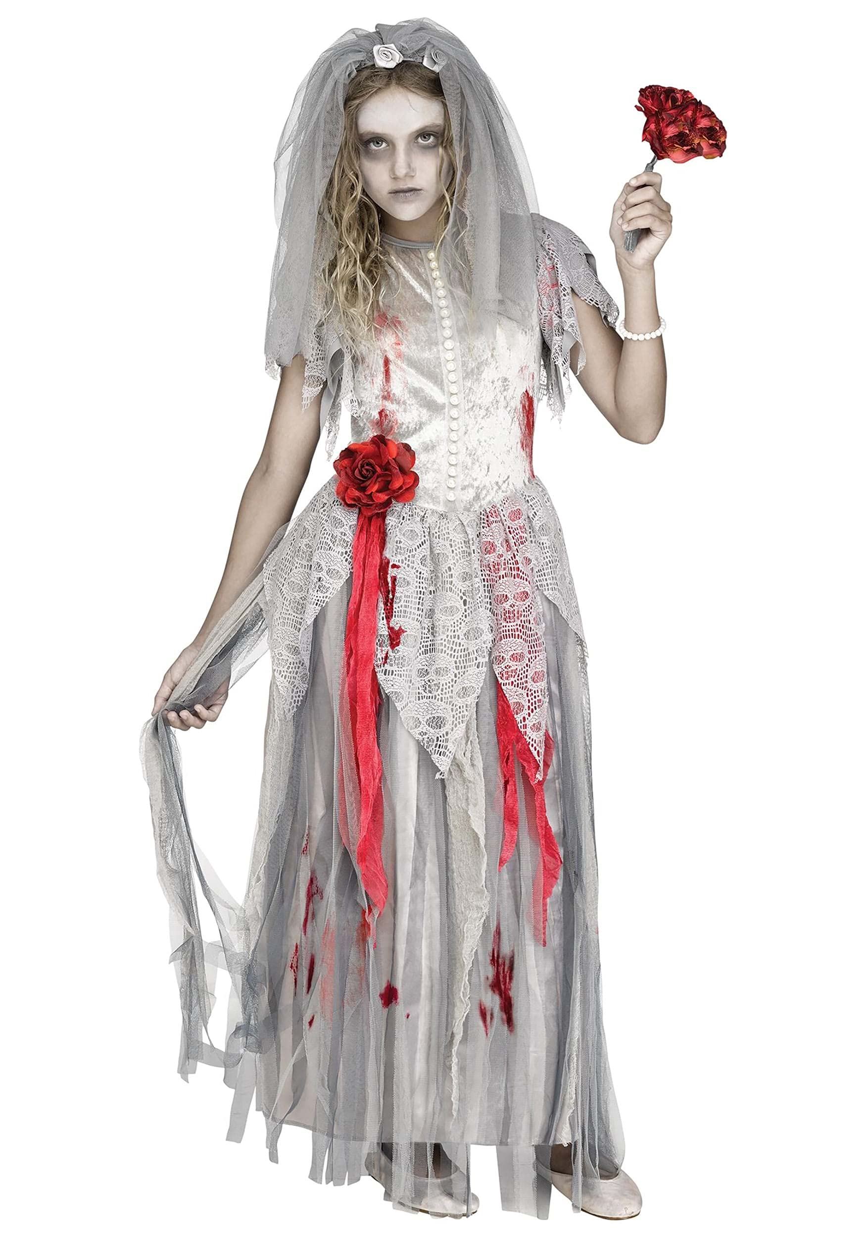 Fun World FW112962XL Zombie Bride Costume  Extra Large