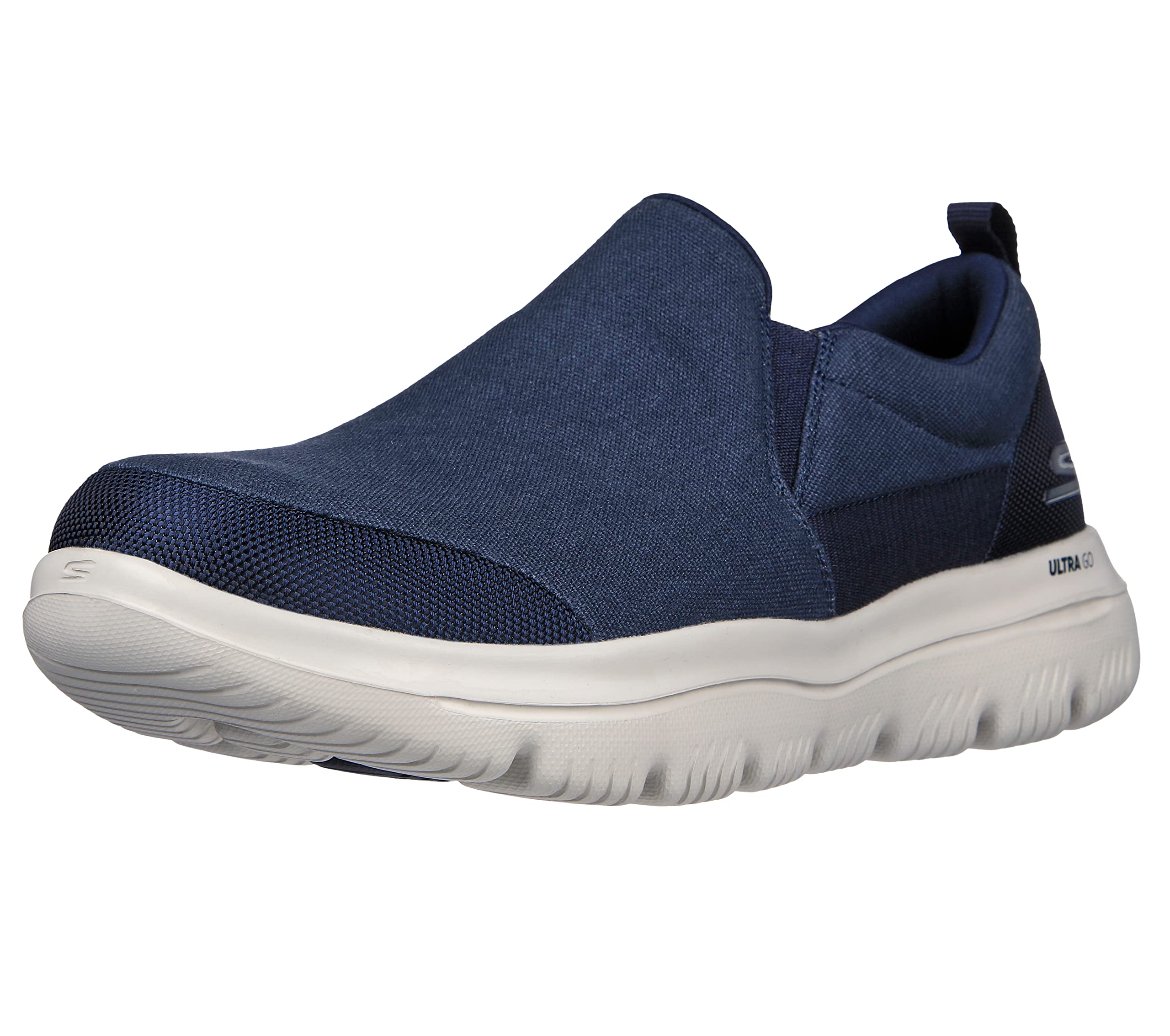 Skechers Men's GO Walk Evolution Ultra-Impeccable Sneaker, Navy/Gray 2, 12