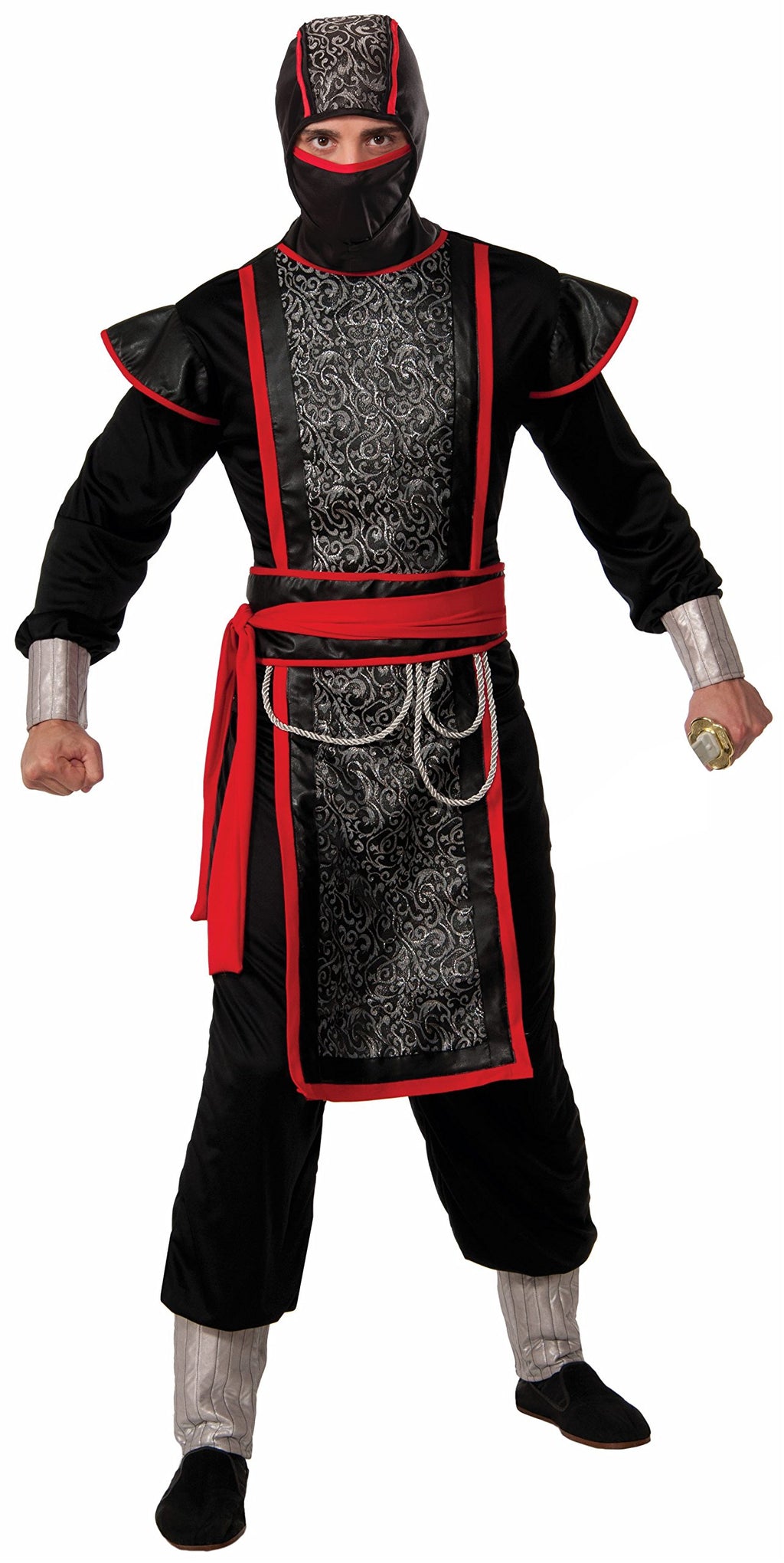 Rubies   277230 Mens Ninja Master with Hood Costume