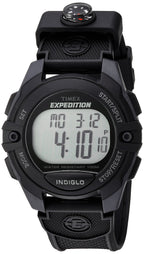 Timex Men's TW4B07700 Expedition Full-Size Digital CAT Black Resin Strap Watch