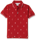 T2F Boys Cotton Regular Fit T-Shirt Red