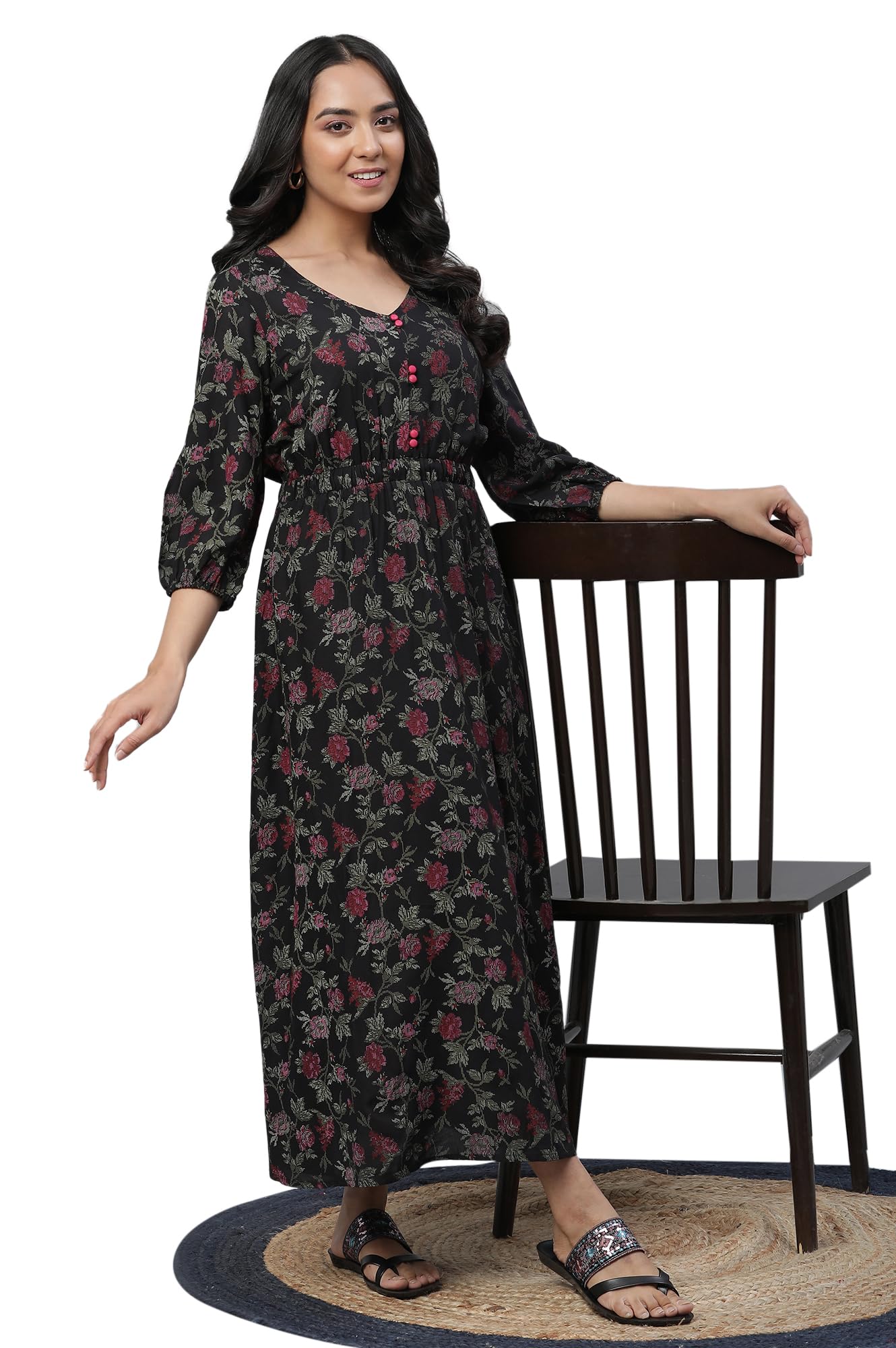 Aurelia Women Dress 23AUA14527-507465-Black-XS