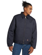 Mens 8 oz Lined Eisenhower Jacket - BLAcK - S(D0102H7ZSW2)