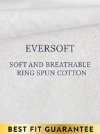 Fruit of the Loom Men's Tag-Free Cotton Undershirts, Tall Man-V-Neck-6 Pack White, Large