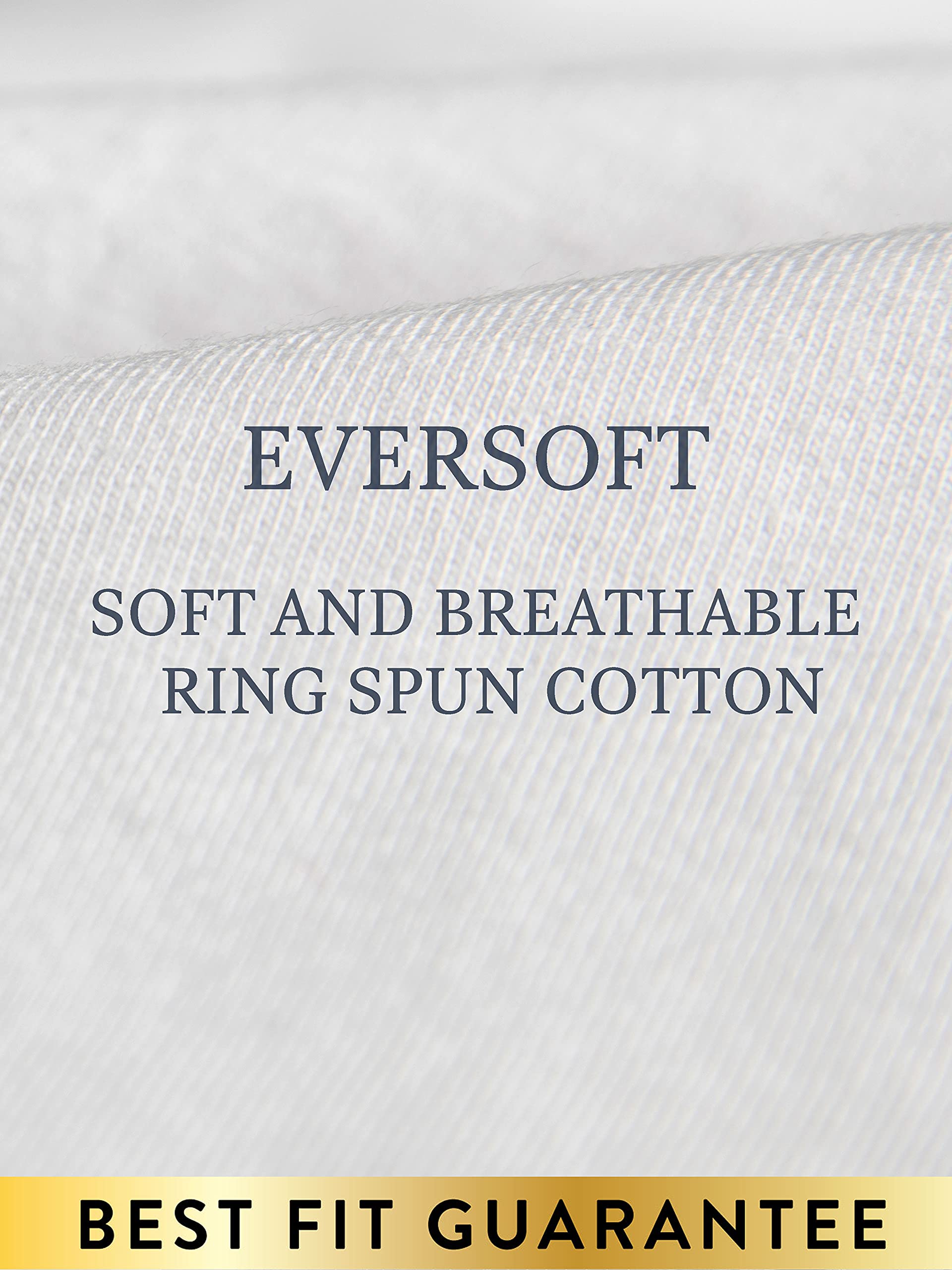 Fruit of the Loom Men's Tag-Free Cotton Undershirts, Tall Man-V-Neck-6 Pack White, Large