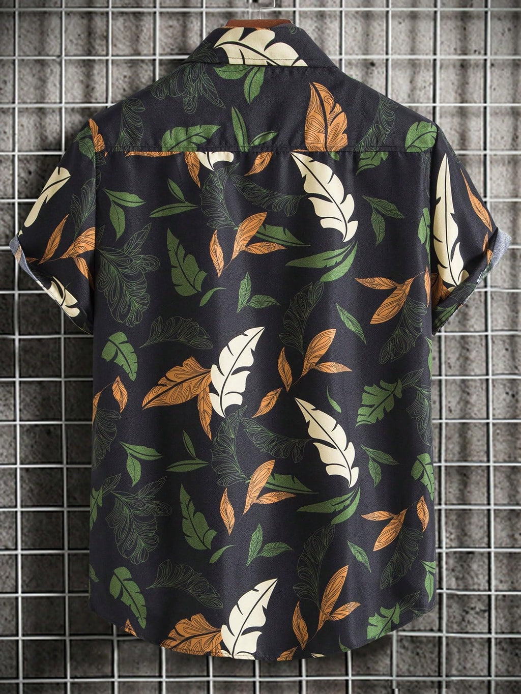 Shasmi Solid Regular Fit Fancy Casual Shirt for Men_Black Print