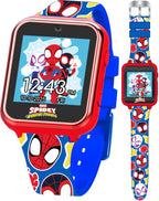 Accutime Marvel Spidey and His Amazing Friends Educational Touchscreen Smart Watch for Toddlers, Boys and Girls - Selfie Cam, Le
