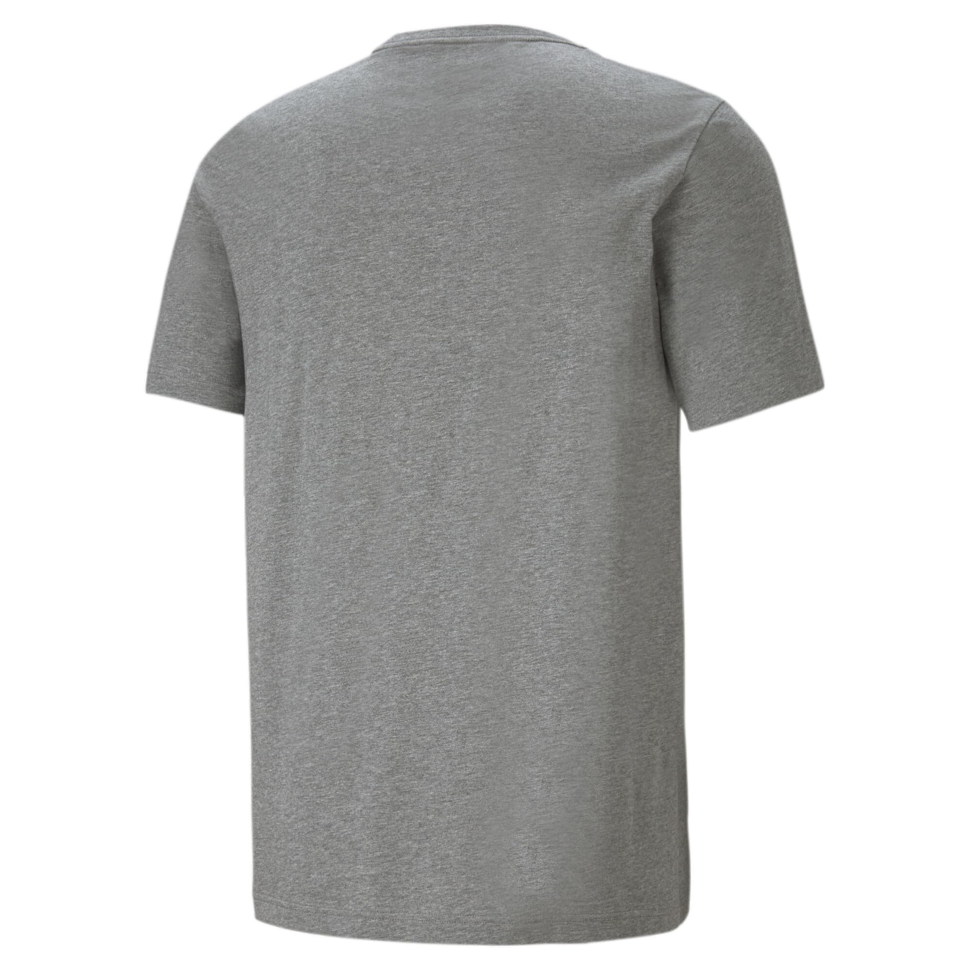 Puma Men's Essentials Logo T-Shirt (Available in Big & Tall), Medium Gray Heather, Large