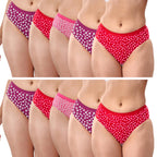 Lyra Lux WomenS Floral Cotton Panty (Pack Of 10)
