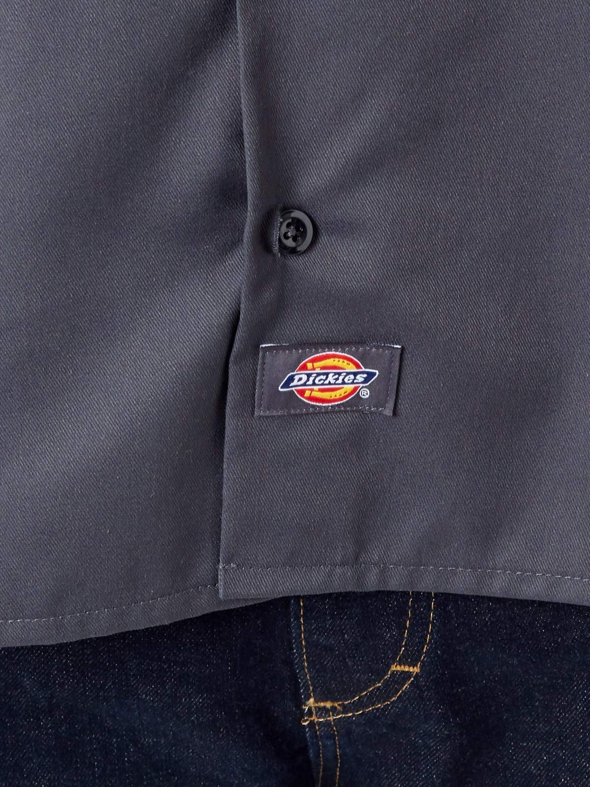 Unisex Long-Sleeve Work Shirt - NAVY - S(D0102H7ZgAX)