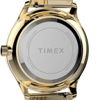 Timex Women's Modern Easy Reader 32mm Watch - Gold-Tone Case White Dial with Gold-Tone Stainless Steel Mesh Bracelet