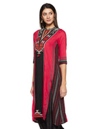 W For Woman Cotton A-Line Kurta For Women