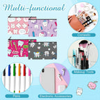 Reginary 20 Pieces Teeth Makeup Bag Teeth Cosmetic Bag for Nurse Women Dental Dentist Gift Makeup Bags with Zipper Dental Assist