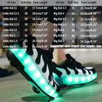 AIkuass Boys Roller Shoes LED Sneakers with Wheels Kids Roller Shoes Skate Shoes Gifts for Christmas Birthday Children Day