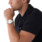 Michael Kors Blake Three-Hand Date Two-Tone Stainless Steel Men's Watch (Model: MK9134)