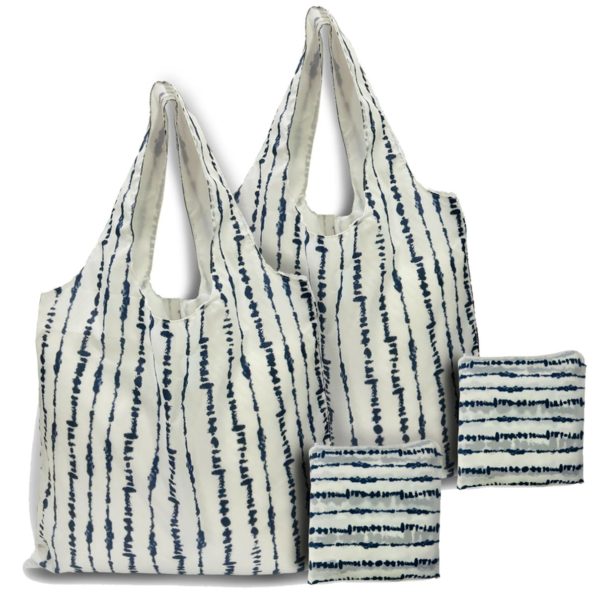 Furnishya Foldable & Reversible Tote Bag For Woman  Large Aesthetic Stylish Travel Shoulder Bag, Big Size Cloth Tote Bags | Set 46-40-252