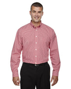 Mens crown Woven collectioningham check - SILVER - S(D0102H76KTT)