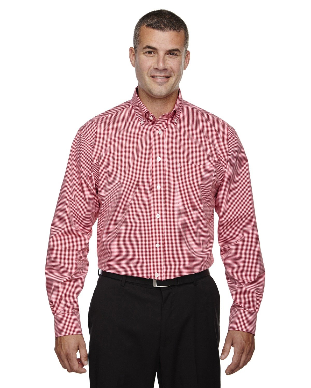 Mens crown Woven collectioningham check - SILVER - S(D0102H76KTT)