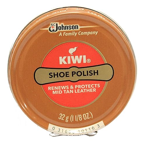 KIWI Mid Tan Shoe Polish 32g (1-1/8 Oz.)