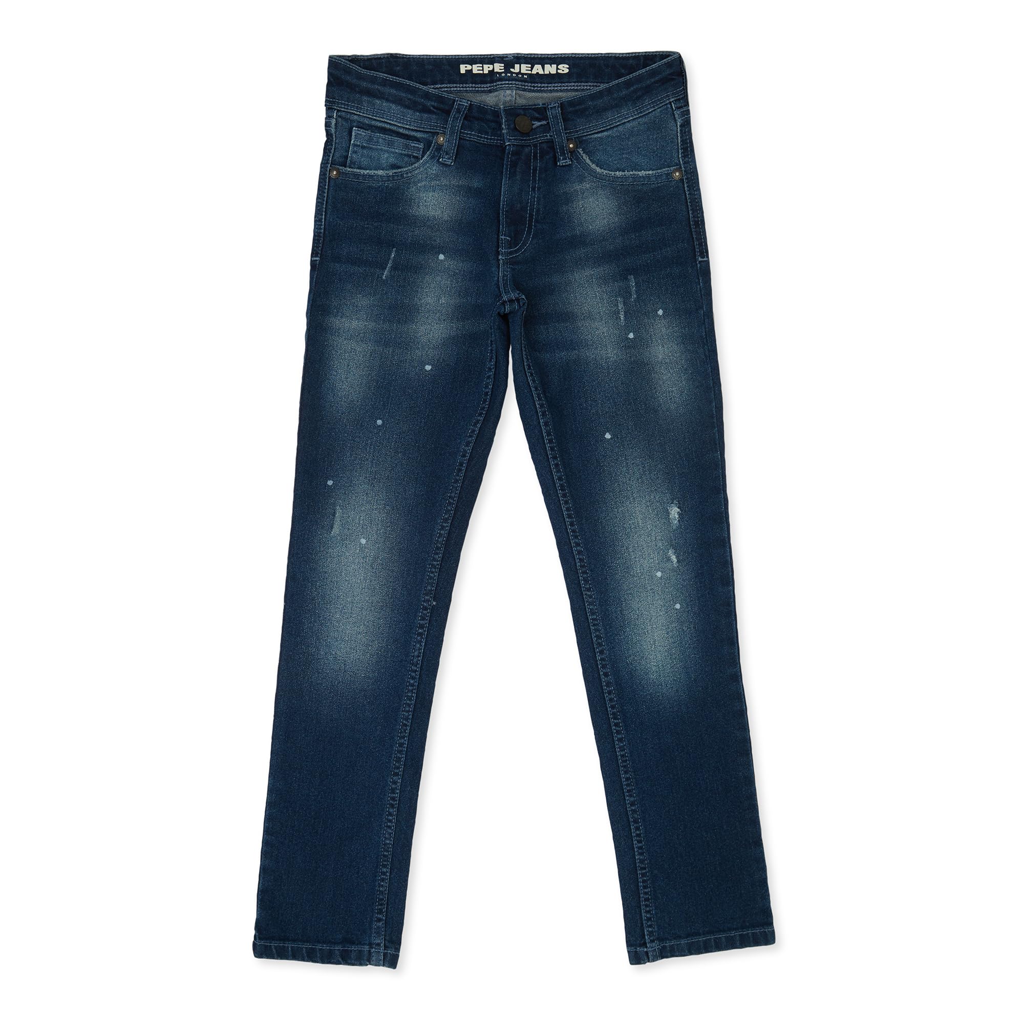 Pepe Jeans BoyS Slim Jeans (Pb201988Q03_Dark Worn Denim