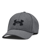 Under Armour Men's Blitzing Cap Stretch Fit, (003) Black / / Black, X-Large/XX-Large