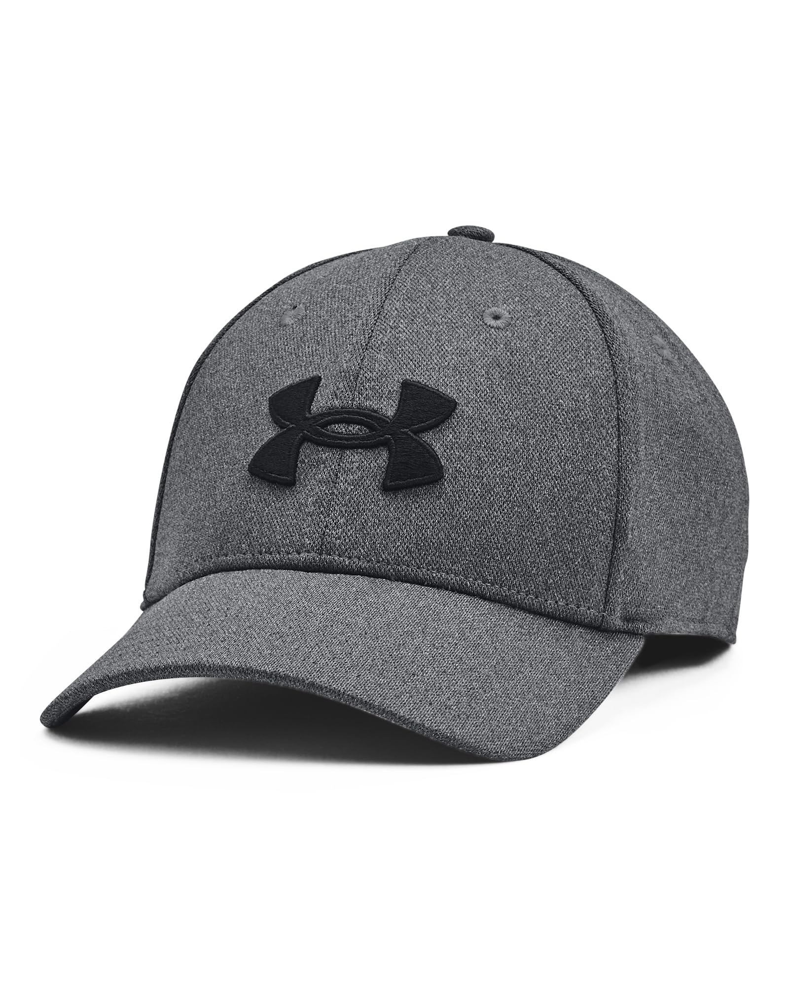 Under Armour Men's Blitzing Cap Stretch Fit, (003) Black / / Black, X-Large/XX-Large