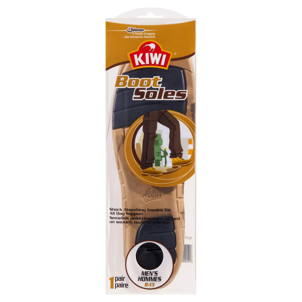 KIWI Shoe Insoles and Inserts for All Day Support , Performance Foam Absorbs Shock for Ultimate Comfort , Gel , Boots , Men 8-13