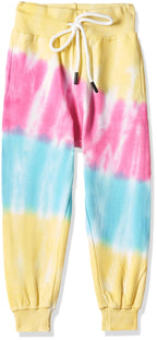 T2F Girls Regular Fit Printed Cotton Joggers Track Pants (Pack of 3)