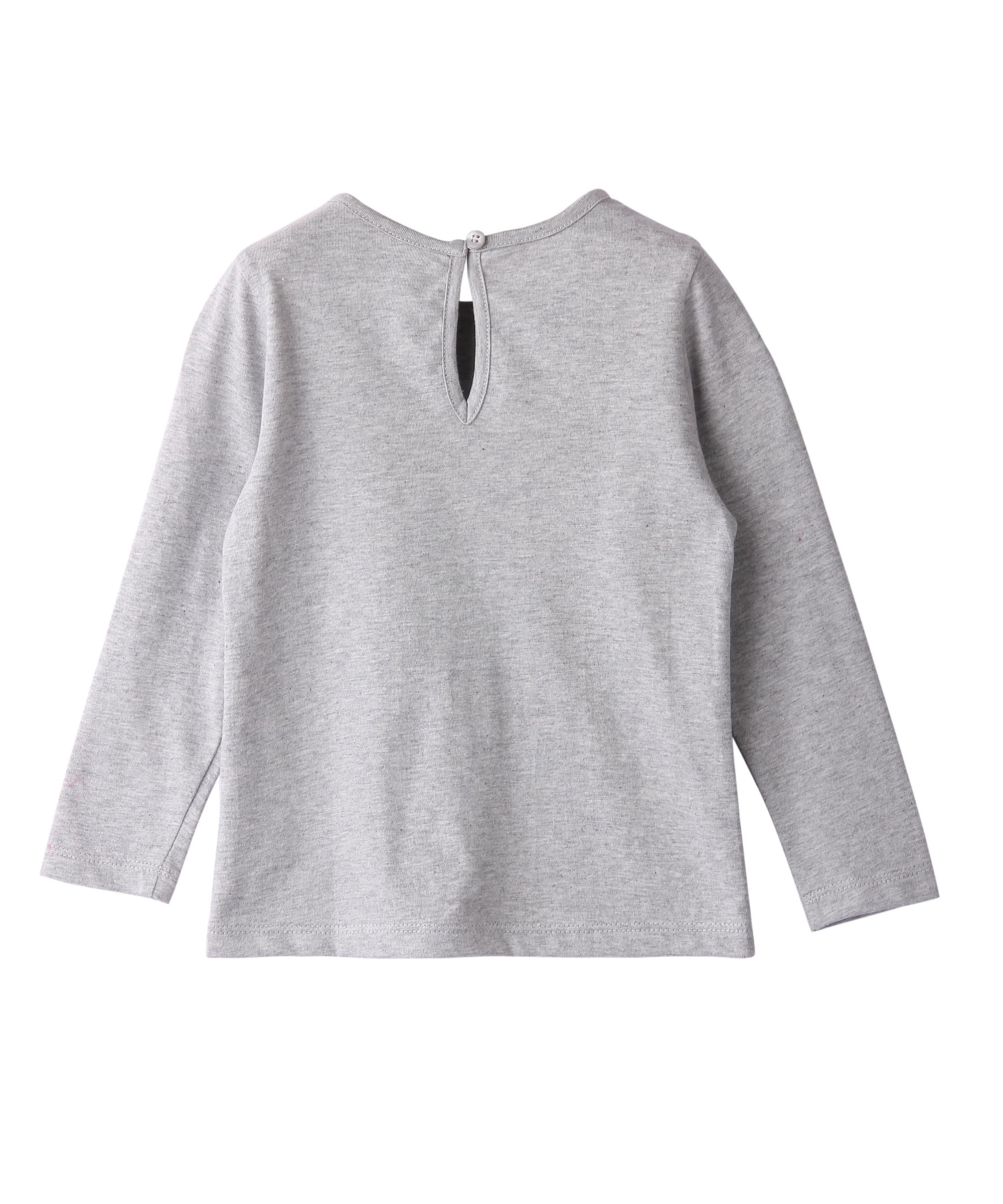 Beebay Grey Snowman Full Sleeve T-Shirt