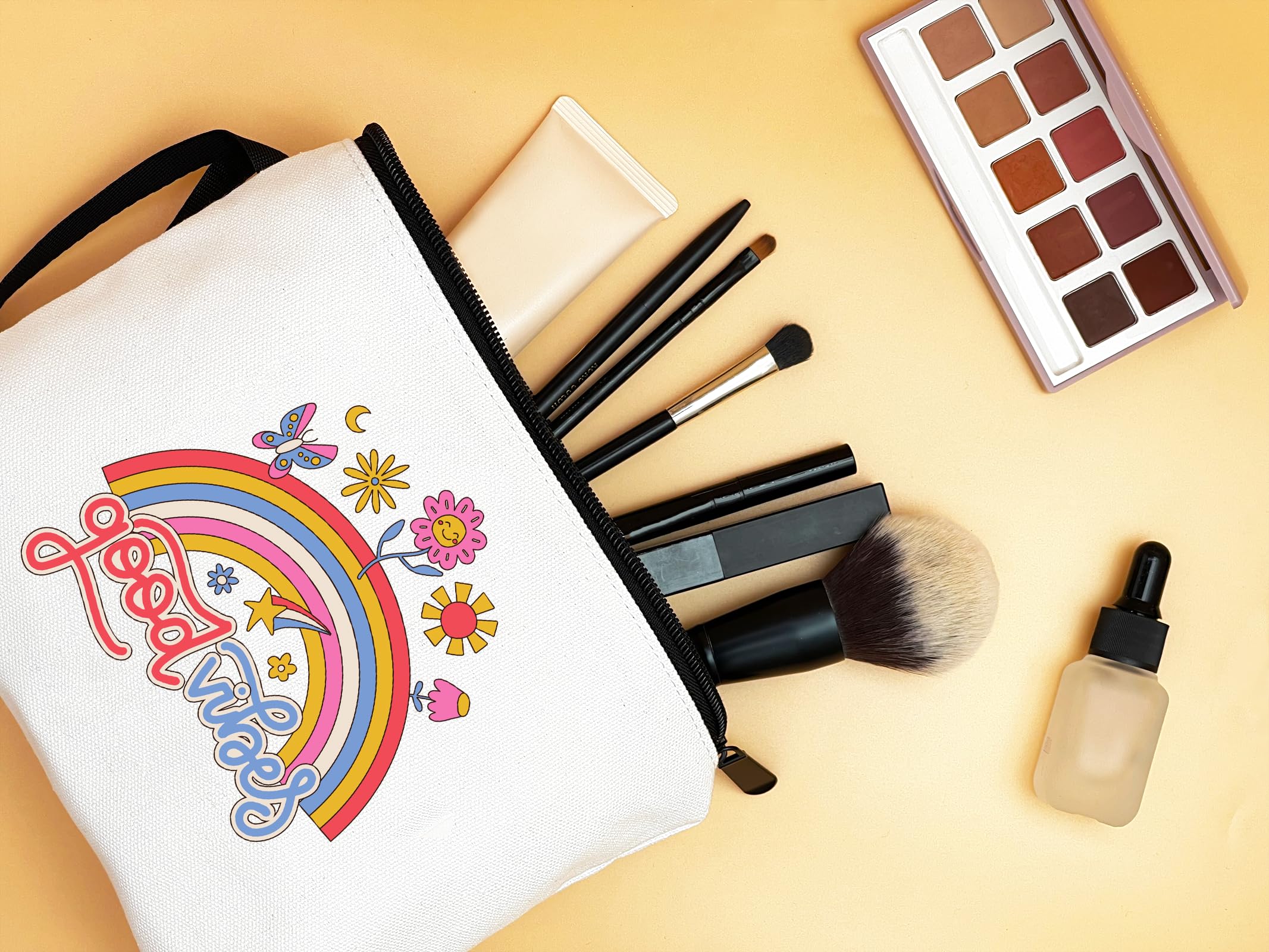 Friend Gifts for Women, Friend Birthday Gifts for Women,Small Cosmetic Bag, Inspirational Gifts for Women, Positivity Gifts,Frie