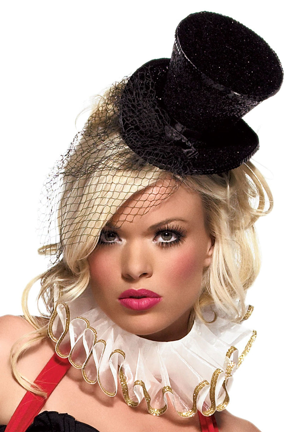 2pc. Pretty Playing Card Costume  includes dress and neck piece SML/MED RED/BLACK