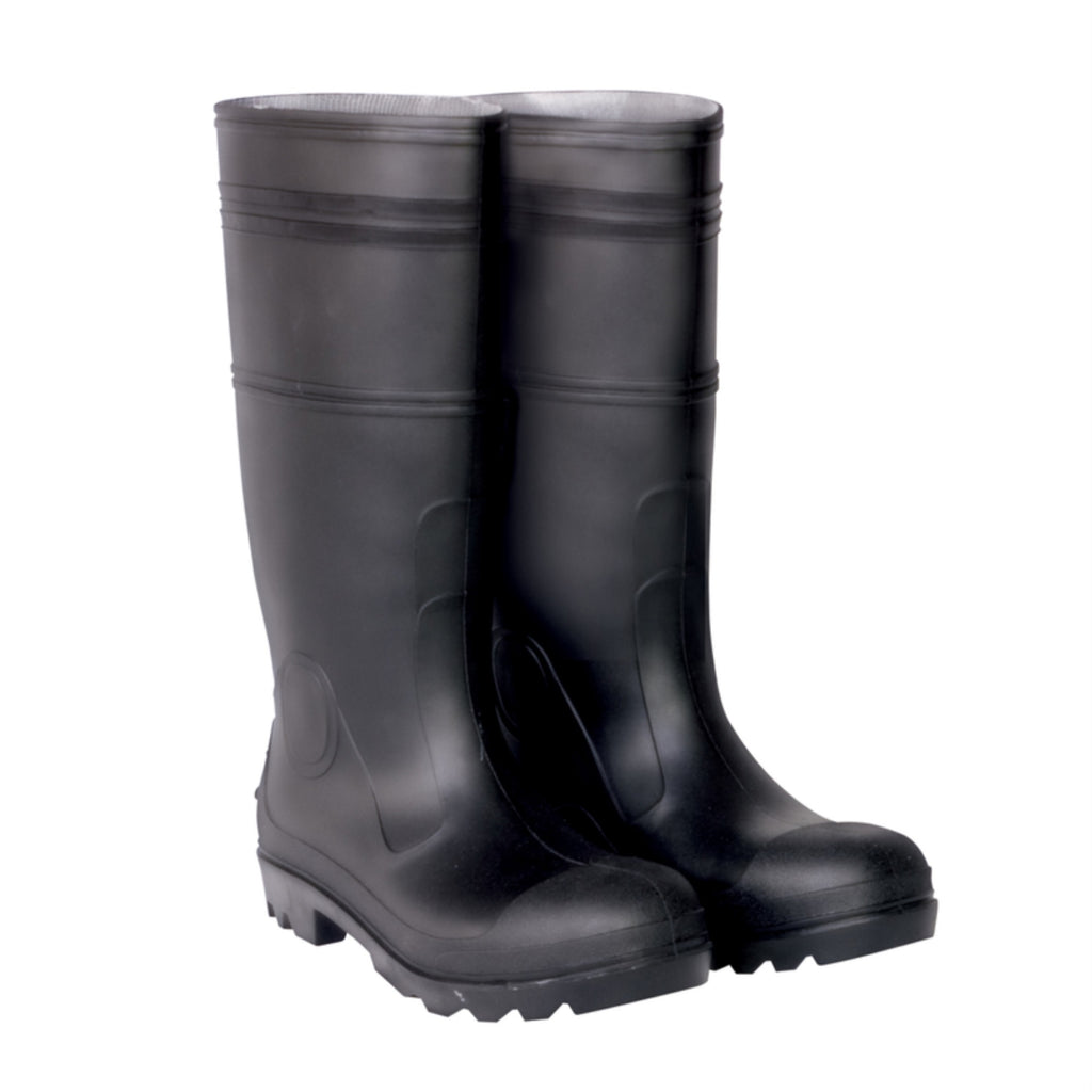 RAIN BOOTS PVC BLK SZ10 (Pack of 1)