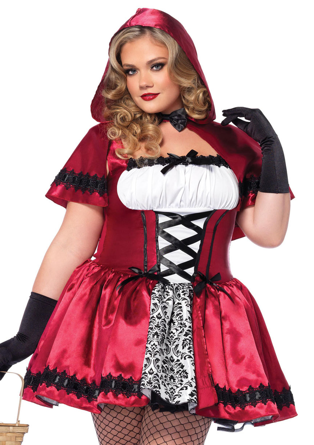 2 PC.Plus Gothic Red Riding Ho