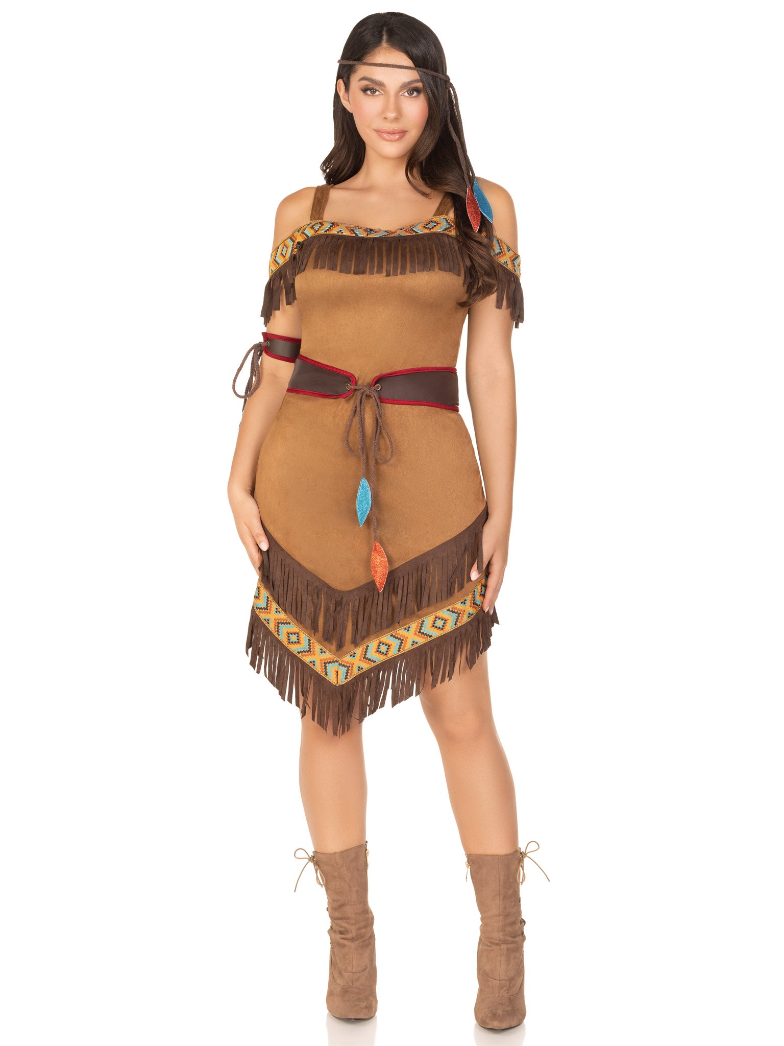 4PC.Native Princess,dress w/fr