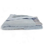 Luxury Satin Border Blanket - Silver