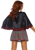 Leg Avenue 3 PC Spellbinding School Girl, Multicolor Color