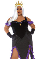 Leg Avenue 2 PC Sultry Sea Witch, include Blk/Purple Color