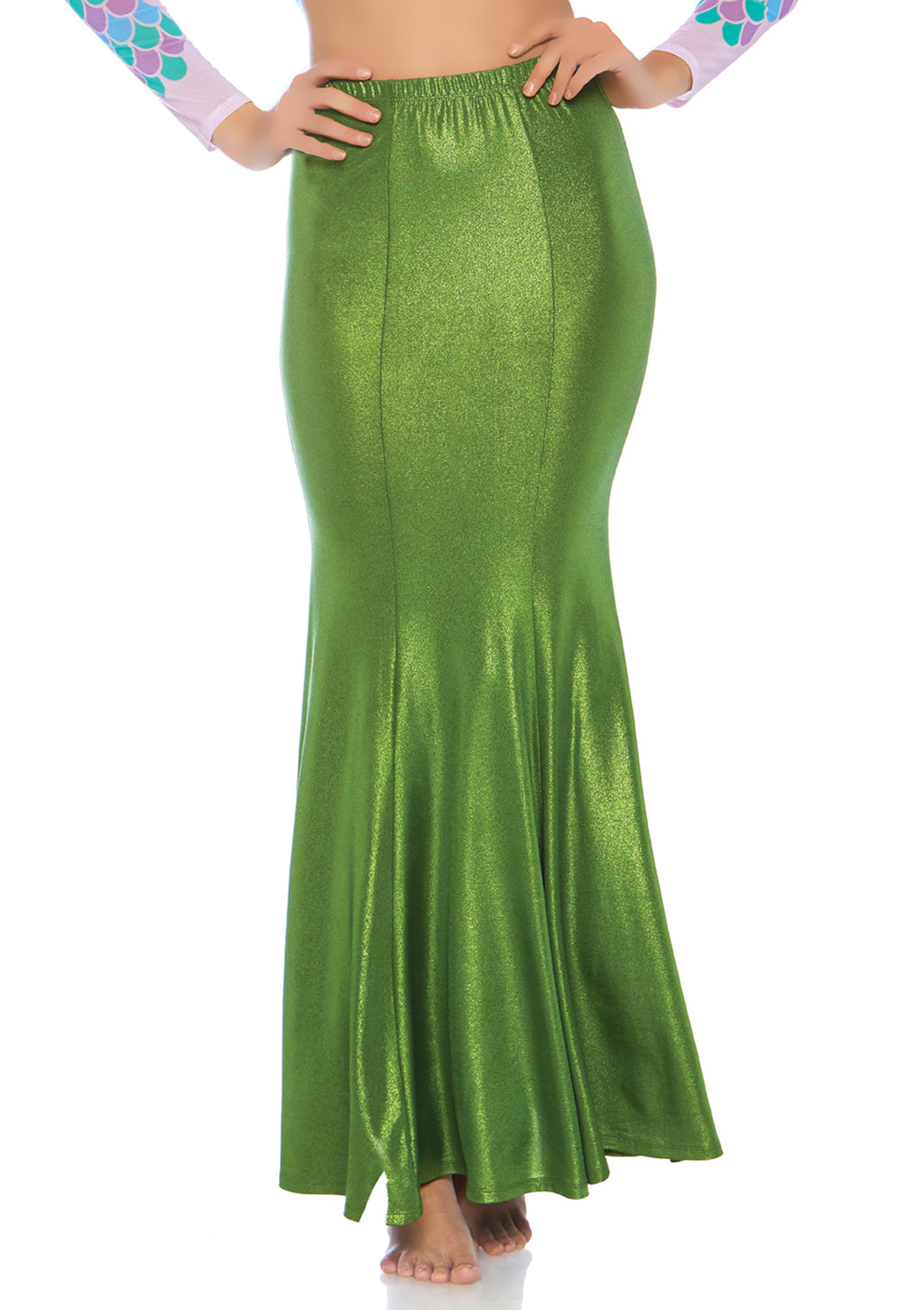 Shimmer spandex mermaid skirt