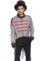 Leg Avenue Military jacket with tails. Grey Color