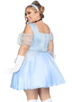 Leg Avenue 3 PC Glass Slipper Sweetie, in Blue Color