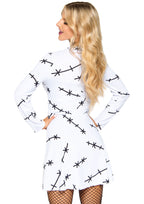 Jersey stitch dress.