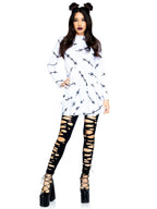 Jersey stitch dress.