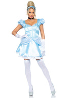 3 PC Storybook Cinderella, includes mini ball gown with ruffle trim, jewel choker, and headband.